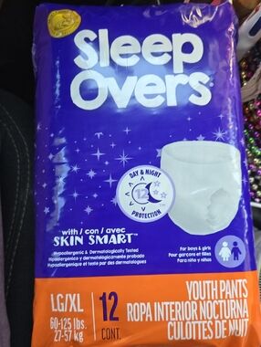 Youth Diaper Pants - Purple